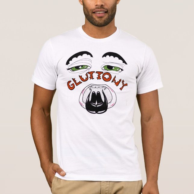 T-shirt Les 7 Péchés Capitaux — Gourmandise (Devant)