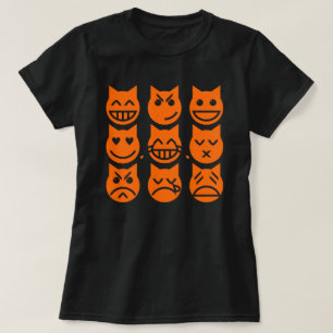T-shirt Les 9 vies du chat Emoji