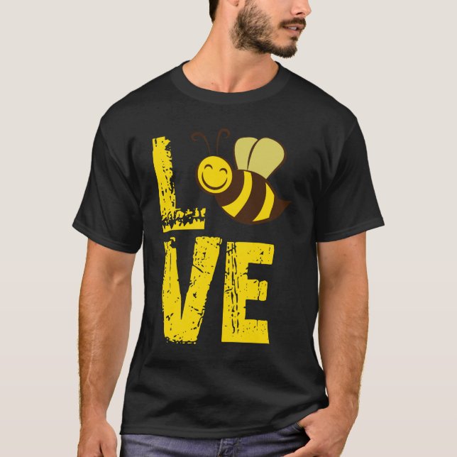 T-shirt Les abeilles d'amour, amant d'abeille, cadeau (Devant)