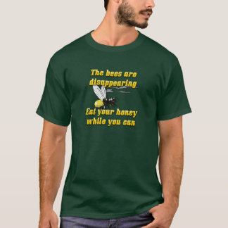 T-shirt Les abeilles disparaissent drôle