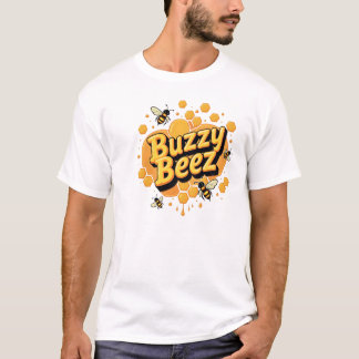T-shirt Les abeilles en action - photo de la nature proche