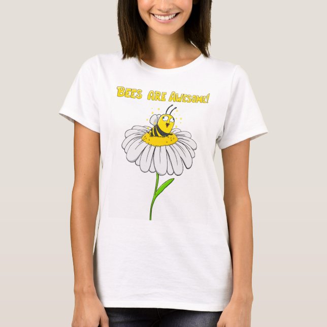 T-shirt Les abeilles sont impressionnantes ! (Devant)