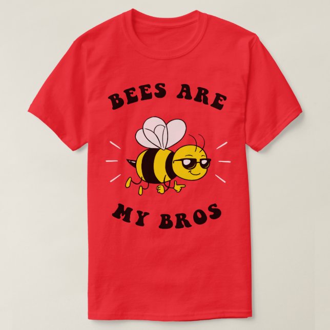 T-shirt Les abeilles sont mes frères (Design devant)