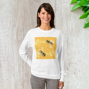 T-shirt Les abeilles sur les peignes de miel Les femmes ma