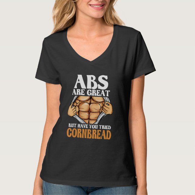 T-shirt Les Abs Sont Super, Mais Avez-Vous Essayé Le Trava (Devant)