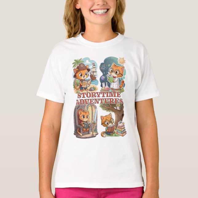 T-shirt Les Adventures de Storytime (Devant)