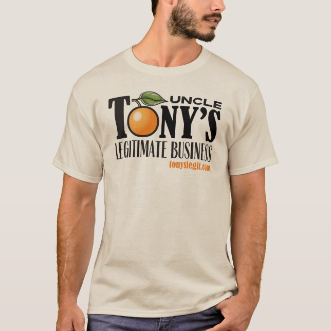 T-shirt Les affaires légitimes de l'oncle Tony (Devant)