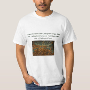 T-shirt Les agriculteurs anciens...colères de la rivière