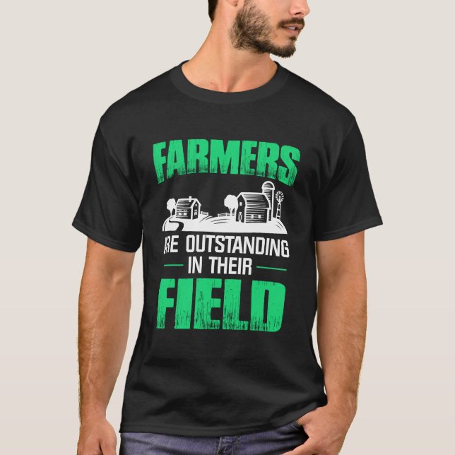 T-shirt Les Agriculteurs Sont Exceptionnels Dans Leur Doma (Devant)