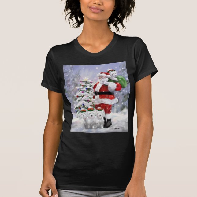 T-shirt Les aides de Père Noël (Devant)