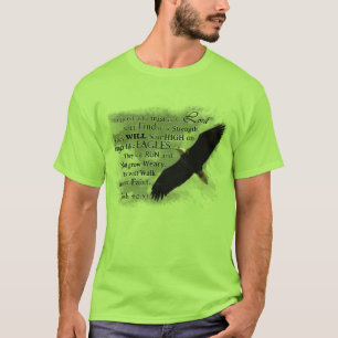 T-shirt Les ailes de 40:31 d'Isaïe aiment des aigles