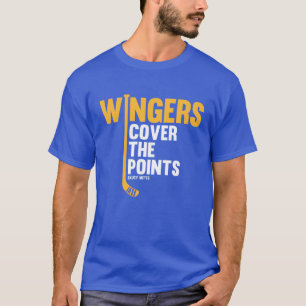 T-shirt Les Ailes De Hockey Couvrent Les Points