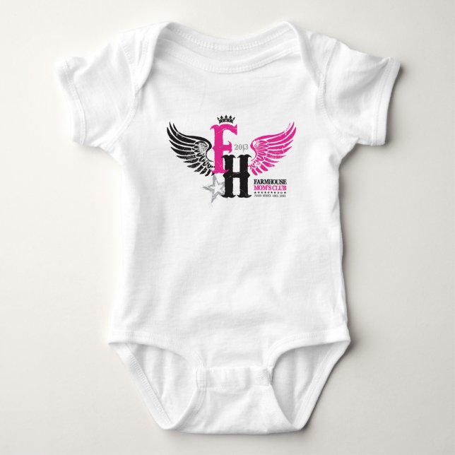 T-shirt Les ailes de la maman de FH (Devant)