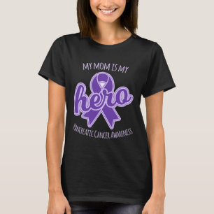 T-shirt Les ailes de ma mère couvrent mon coeur Cancer pan
