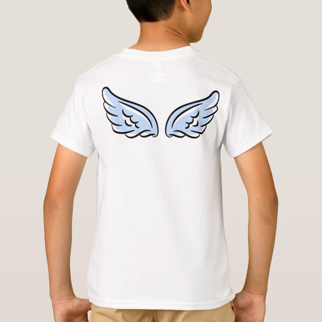 T-shirt Les ailes du petit ange mignon (Dos)
