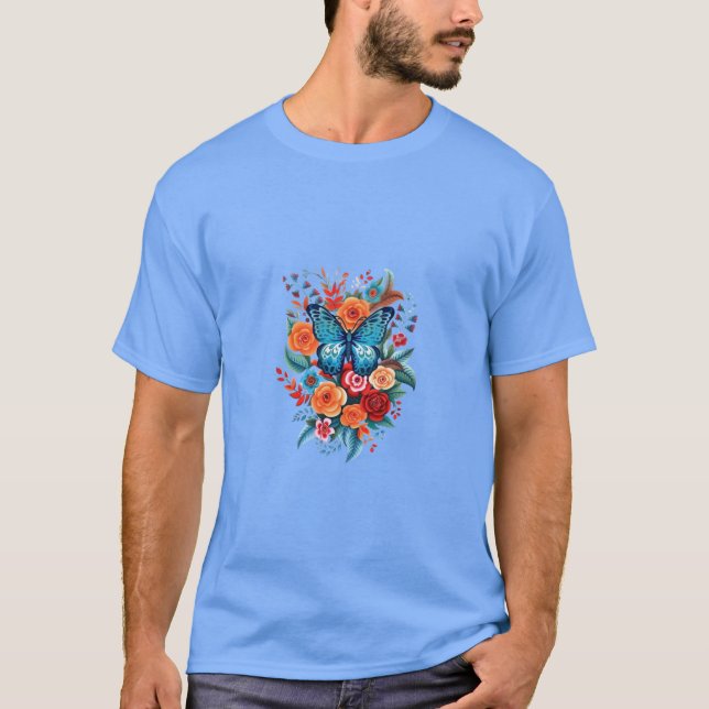 T-shirt Les ailes et les floraisons (Devant)