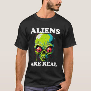 T-shirt Les Aliens Sont De Véritables Comics Drôle Dans L'