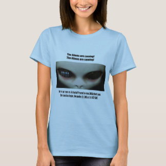 T-shirt Les aliens viennent