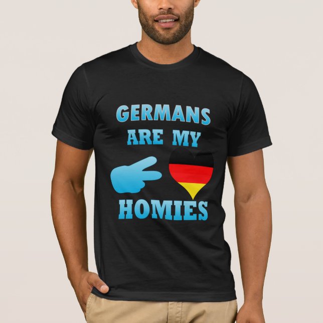 T-shirt Les Allemands sont mon Homies (Devant)