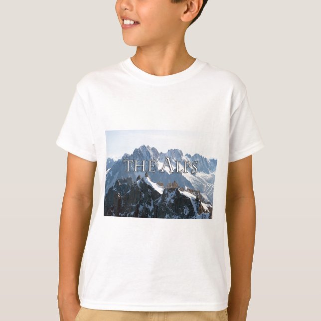 T-shirt Les Alpes - Magnifique ! (Devant)