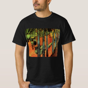 T-shirt Les Alyscamps, Feuilles d'automne par Vincent van 
