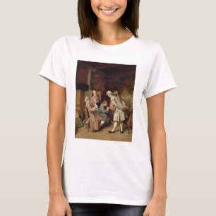 T-shirt Les amants d'art, ou le peintre, 1860 (panneau)