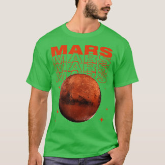 T-shirt Les amateurs d'astronomie de la planète Mars