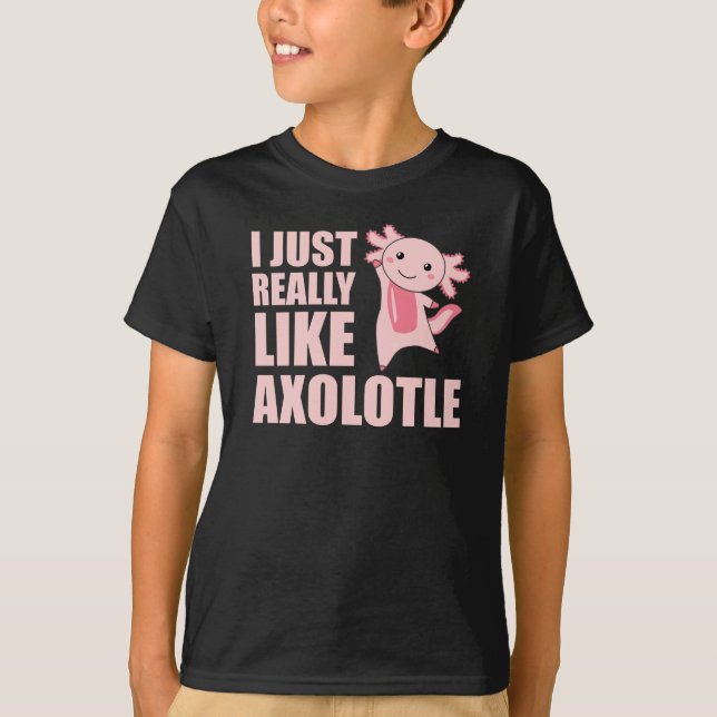 T-shirt Les Amateurs D'Axolotl Les Beaux Animaux Pour Les  (Devant)