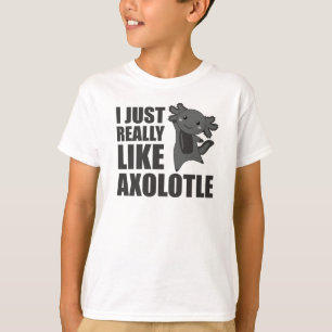 T-shirt Les Amateurs D'Axolotl Les Beaux Animaux Pour Les 
