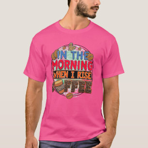 T-shirt Les amateurs de café sont Caffeine Lover est la vi