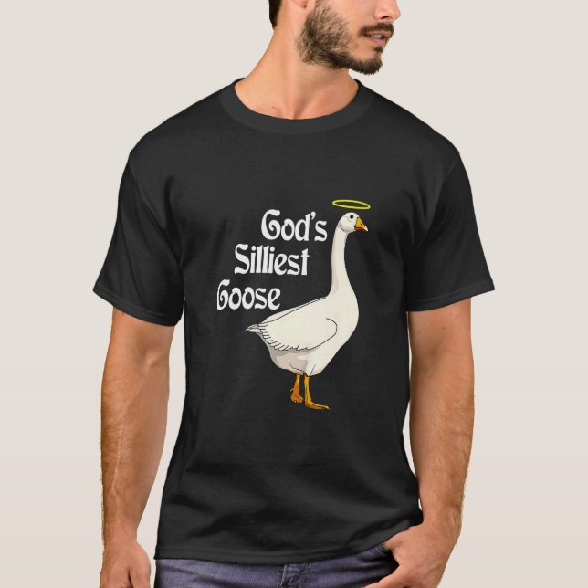 T-shirt Les amateurs de canard drôle d'oie de Dieu Premium (Devant)