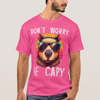 T-shirt Les Amateurs De Capybara Ne S'Inquiètent Pas D'Êtr