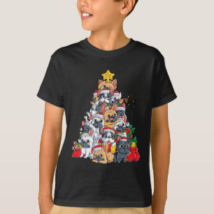 T-shirt Les amateurs de chiens mignons Joyeux Noël Drôle C