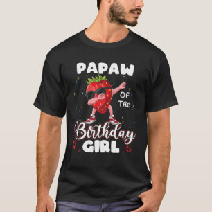 T-shirt Les Amateurs De Fruits Papaw De L'Anniversaire Fil