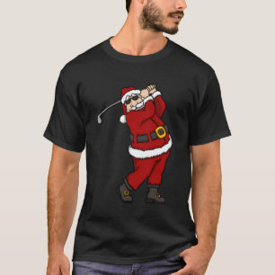 T-shirt Les amateurs de golf de père Noël Joyeux Noël