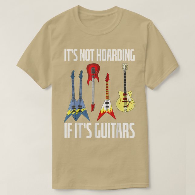 T-shirt Les Amateurs De Guitare N'Y Trouvent Pas D'Accompa (Design devant)