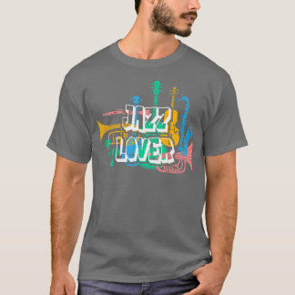 T-shirt Les amateurs de jazz Instruments de musique