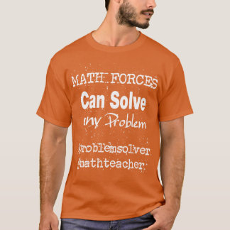 T-shirt Les amateurs de mathématiques design simple
