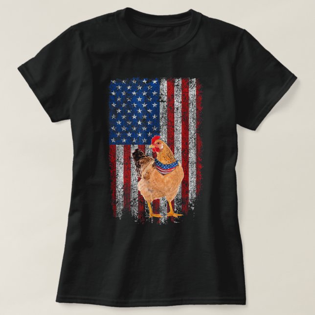 T-shirt Les amateurs de poulet Brahma (Design devant)