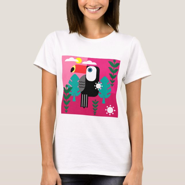 T-shirt Les amateurs d'oiseaux tropicaux du Toucan (Devant)