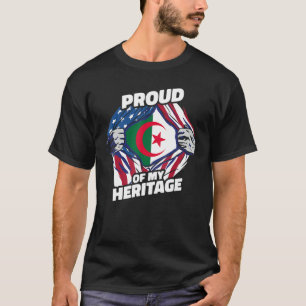 T-shirt Les Américains Ont Grandi Avec Des Racines Algérie