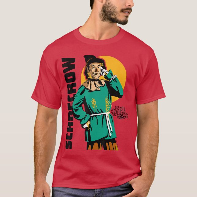 T-shirt Les amis de l'épouvantail du Magicien d'Oz (Devant)
