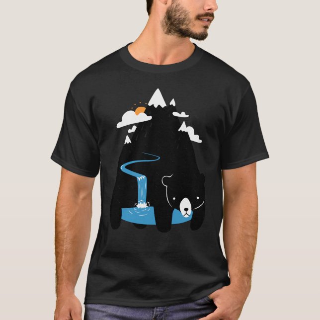 T-shirt Les amis de Mountain Bear (Devant)