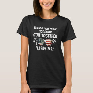 T-shirt Les Amis Des Femmes Qui Voyagent Ensemble Floride