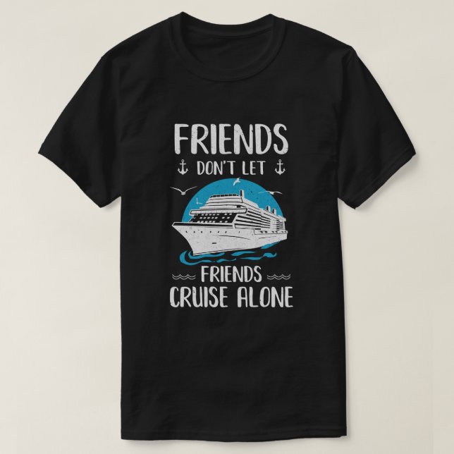 T-shirt Les amis ne laissent pas les amis croiser seuls (Design devant)