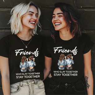 T-shirt Les amis qui se mélangent