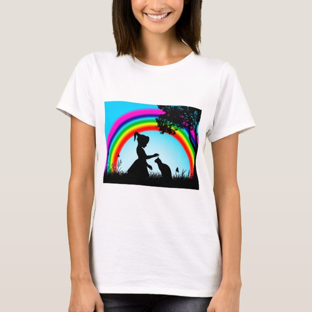T-shirt Les amis sous l'arc-en-ciel (Devant)