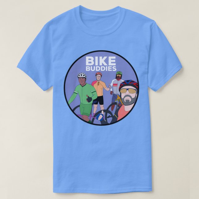 T-shirt Les amis vélos  (Design devant)