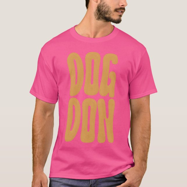 T-shirt Les amis vintages de Dog Don (Devant)