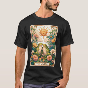 T-shirt Les amoureux Carte Tarot Frog Goblincore Esthétiqu